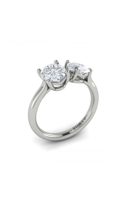 Vlora Two Stone Engagement Ring VSD20237-14WG
