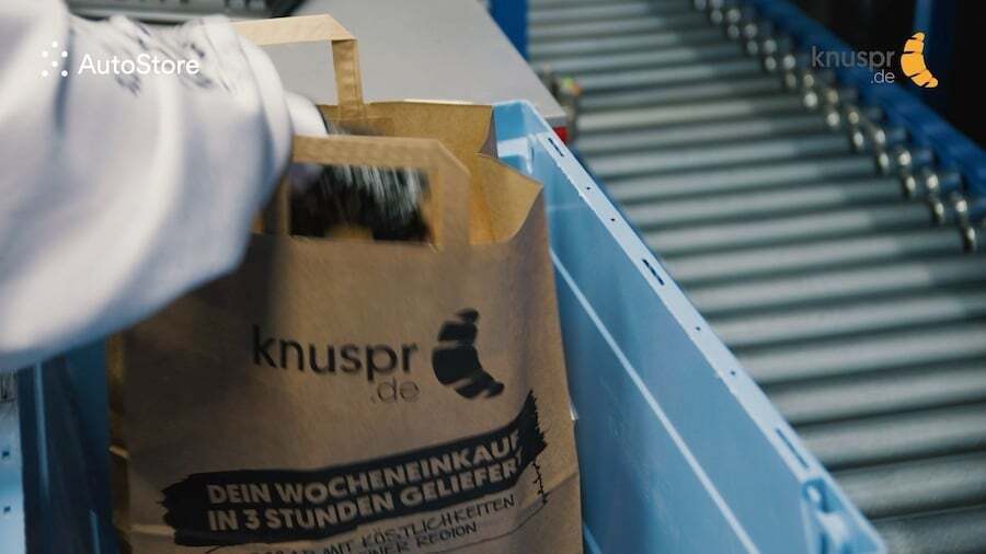 Schneller als je zuvor: Knuspr liefert dank Automatisierung schon innerhalb von drei Stunden